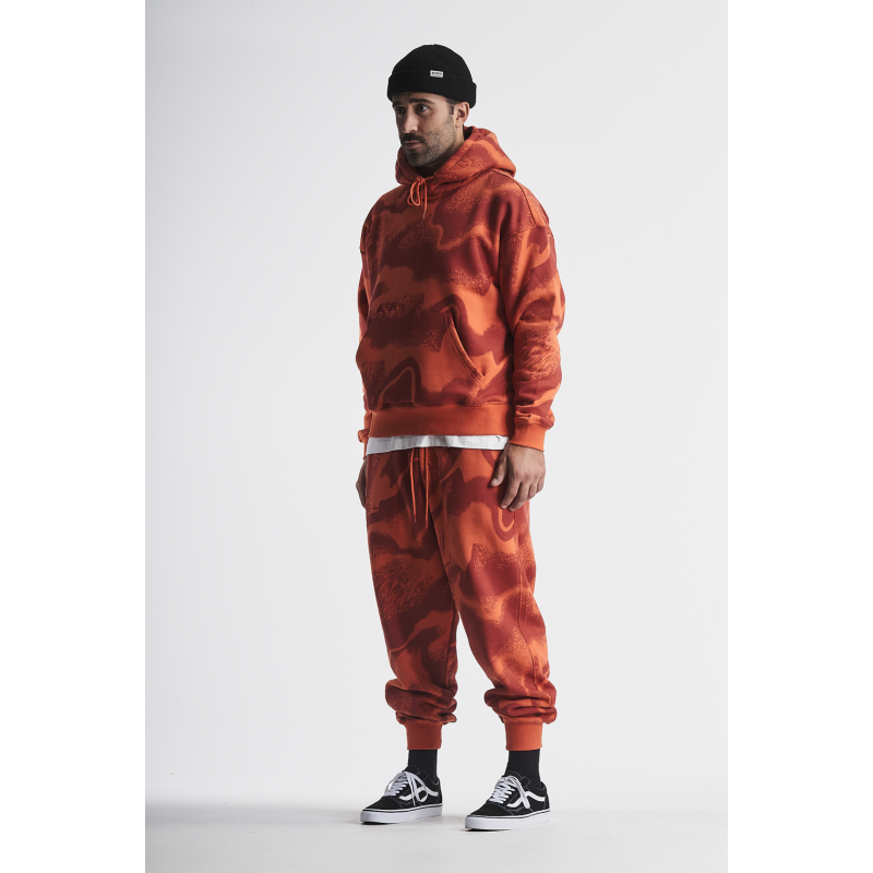 Orage Alpine Print Hoodie - Mikina | Hardloop