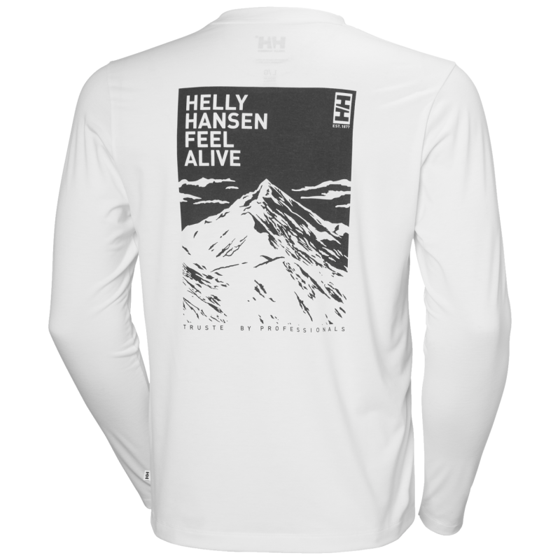 Helly Hansen Skog Graphic Ls Tee - Camiseta Anti UV homem | Hardloop