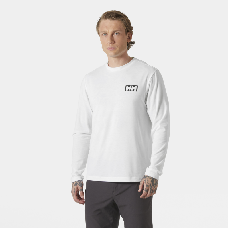Helly Hansen Skog Graphic Ls Tee - UV Shirts - Herr | Hardloop