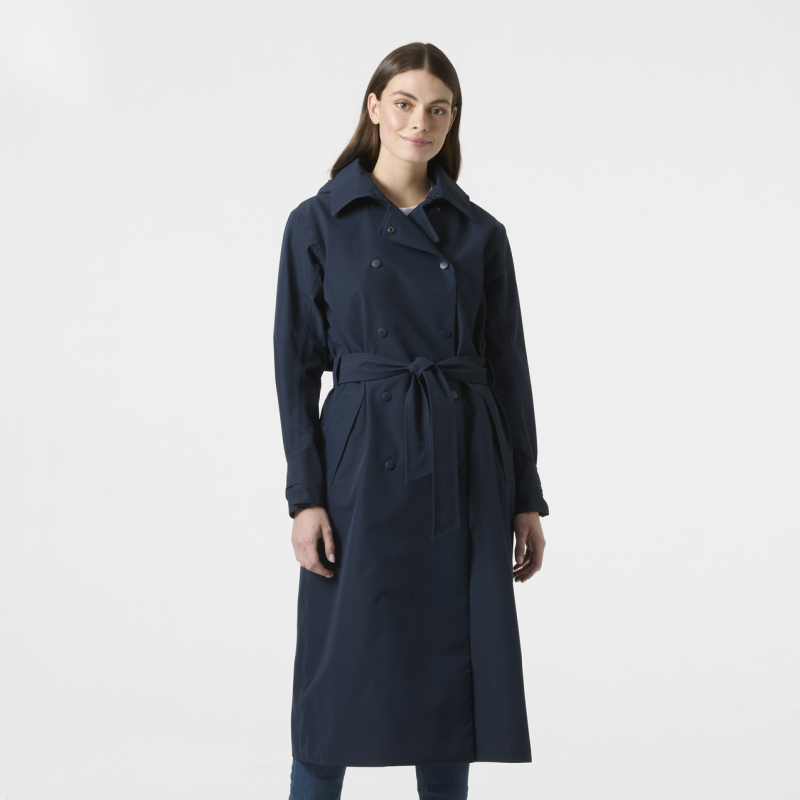 Helly Hansen W Avenue Long Trench Coat - Parka femme | Hardloop
