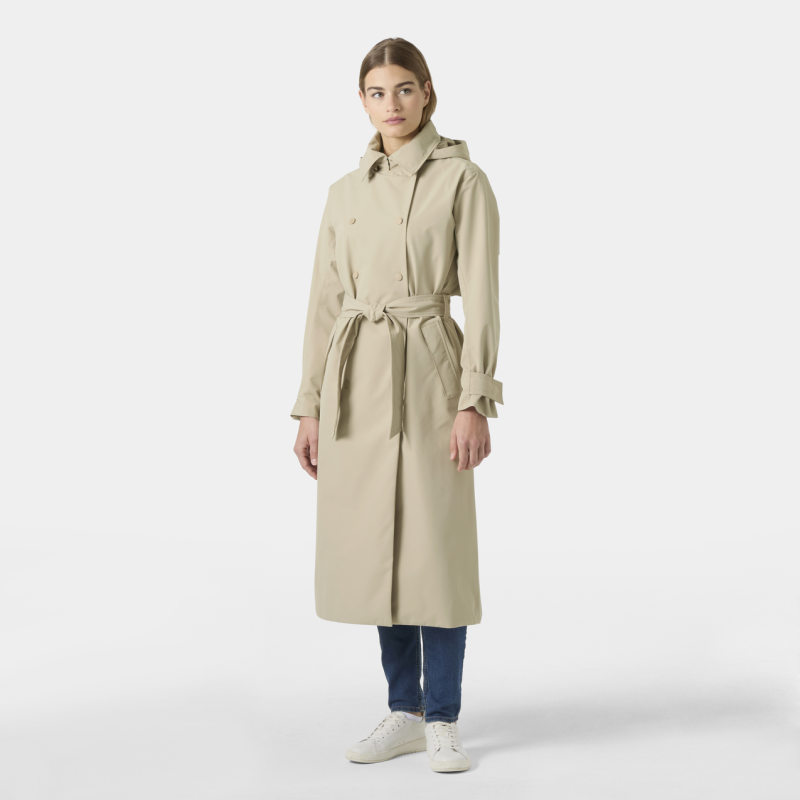 Helly Hansen W Avenue Long Trench Coat - Parka - Dam | Hardloop