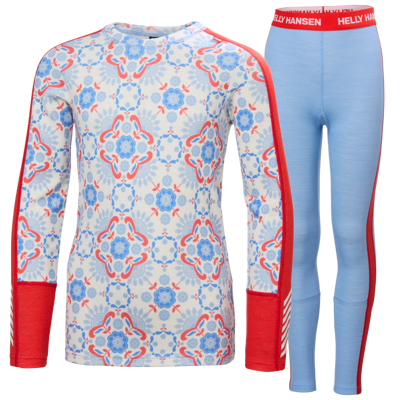 Jr Graphic Lifa Merino Set - Merino base layer - Kid's