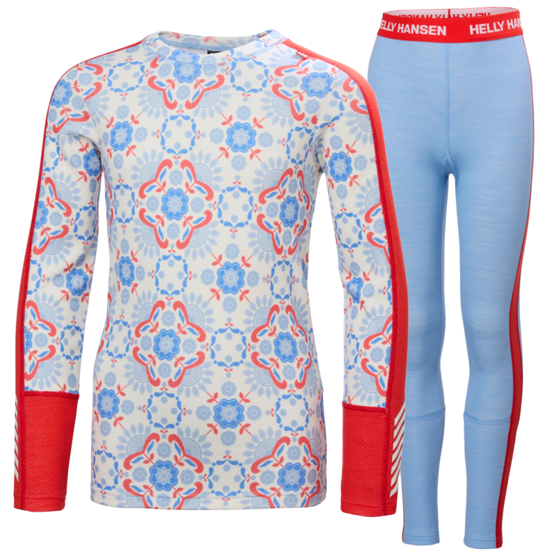 Jr Graphic Lifa Merino Set - Underställ merinoull - Barn