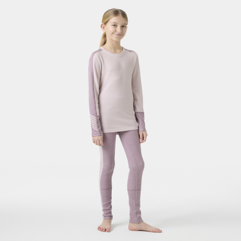 Helly Hansen Jr Lifa Merino Midweight Set - Underställ merinoull - Barn | Hardloop