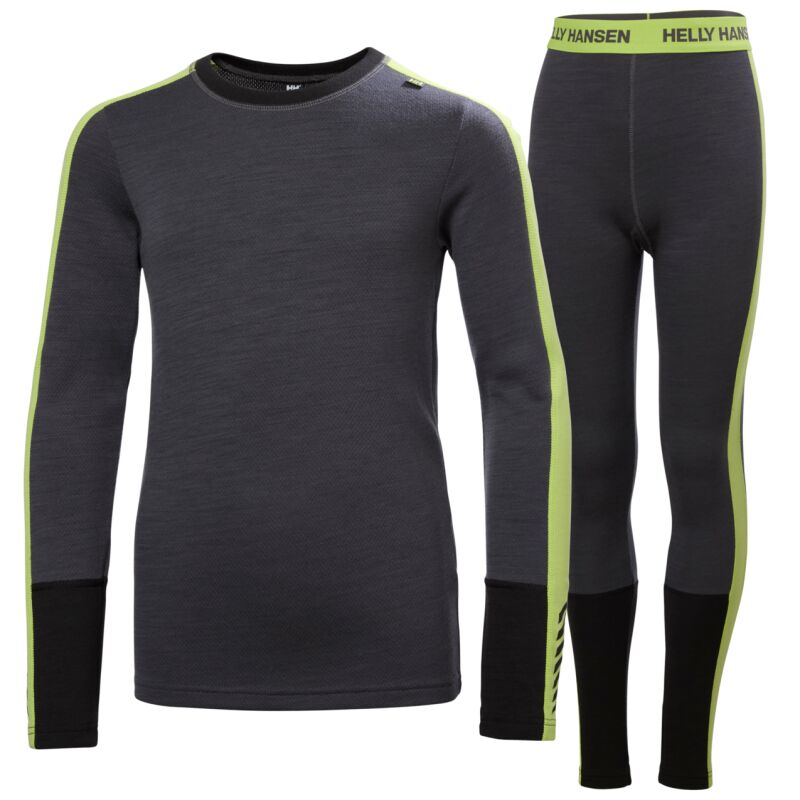 Jr Lifa Merino Midweight Set - Merinovilla-alusvaatteet - Lasten