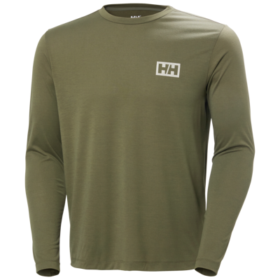 Skog Graphic Ls Tee - UV-beskyttelse T-shirts - Herrer