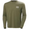 Helly Hansen Skog Graphic Ls Tee - UV-beskyttelse T-shirts - Herrer | Hardloop