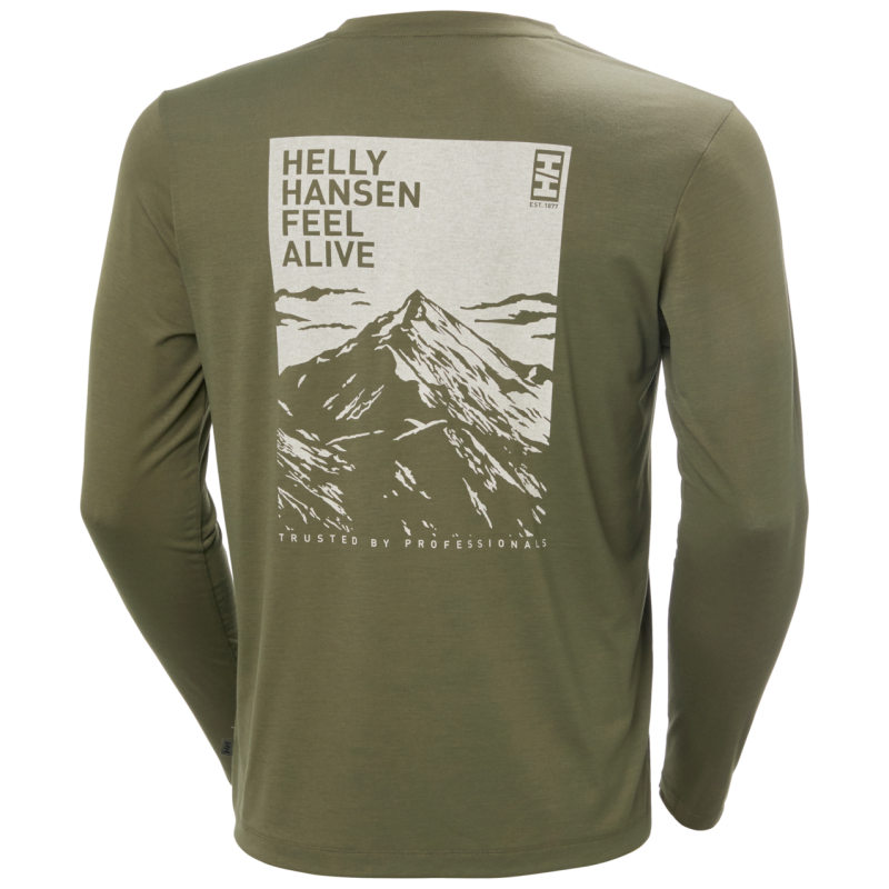 Helly Hansen Skog Graphic Ls Tee - UV-Schutzshirt - Herren | Hardloop