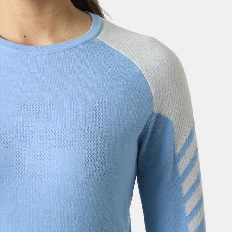 Helly Hansen W Lifa Merino Knitevo Crew - Undertøj - Damer | Hardloop