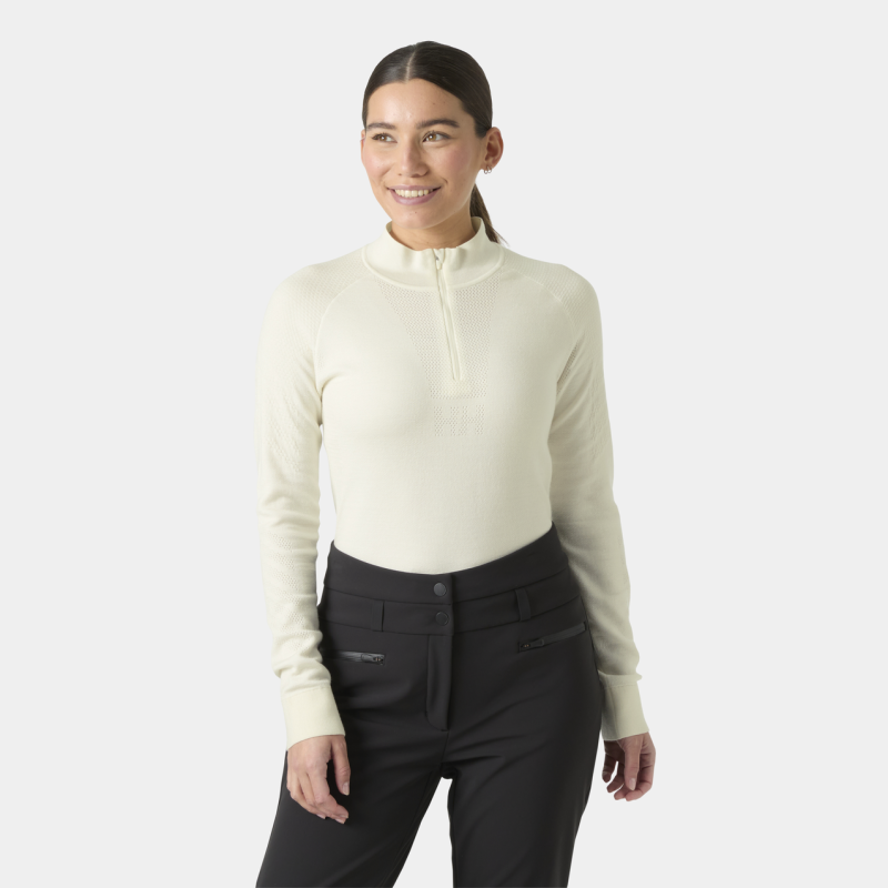 Helly Hansen W Lifa Merino Knitevo 1/2 Zip - Alusvaatteet - Naiset | Hardloop