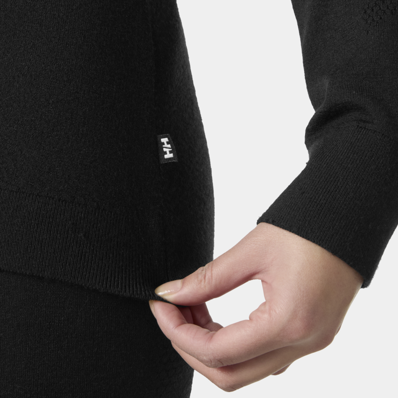 Helly Hansen W Lifa Merino Knitevo 1/2 Zip - Underställ - Dam | Hardloop