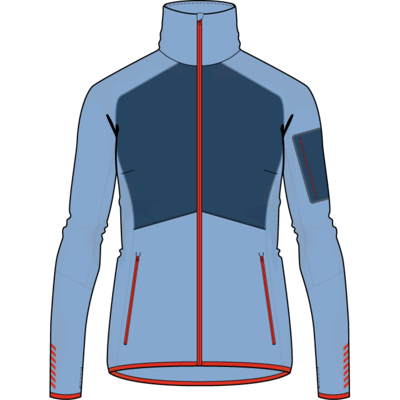 Lifa Merino Midlayer - Polar z wełny Merino® damski