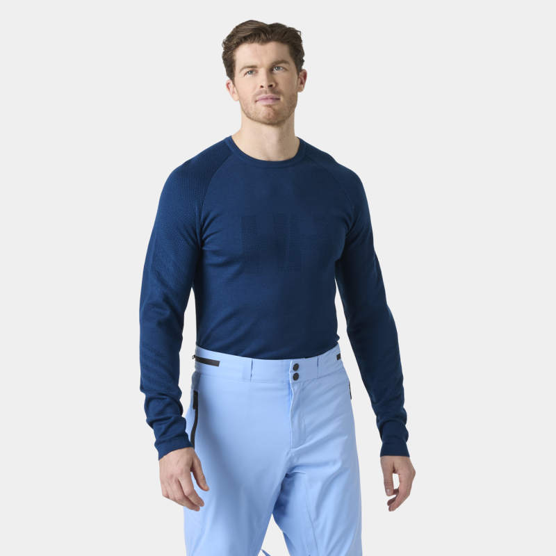Helly Hansen Lifa Merino Knitevo Crew - Sous-vêtement thermique homme | Hardloop