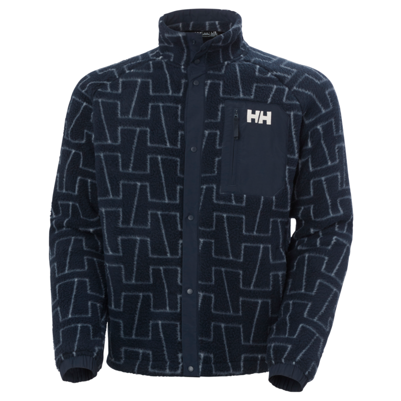 Panorama Printed Pile Snap - Fleece jacket - Men's