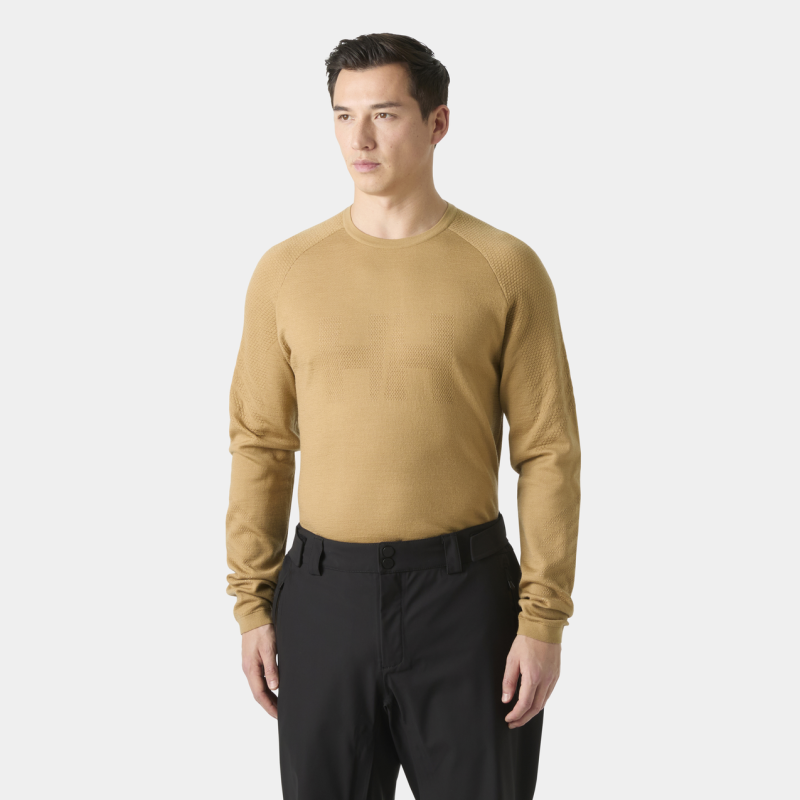 Helly Hansen Lifa Merino Knitevo Crew - Sous-vêtement thermique homme | Hardloop