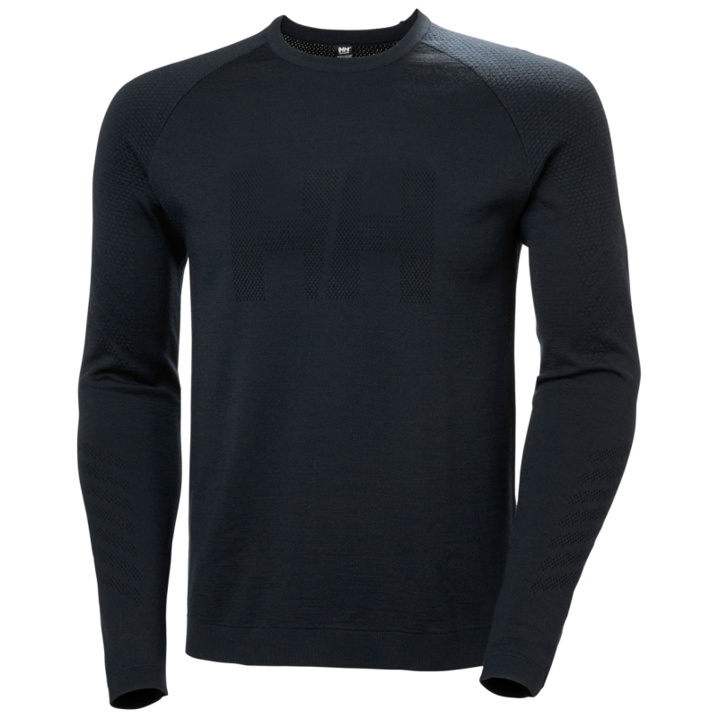 Helly Hansen Lifa Merino Knitevo Crew - Alusvaatteet - Miehet | Hardloop