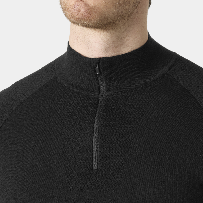 Helly Hansen Lifa Merino Knitevo 1/2 Zip - Underställ - Herr | Hardloop