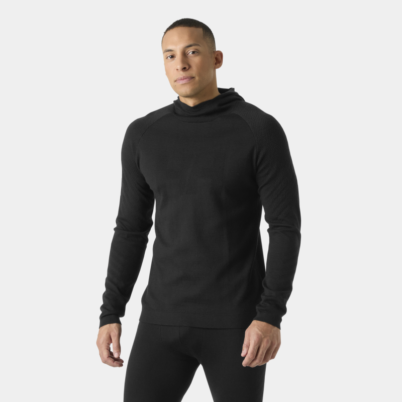 Helly Hansen Lifa Merino Knitevo Hoodie - Ondergoed - Heren | Hardloop