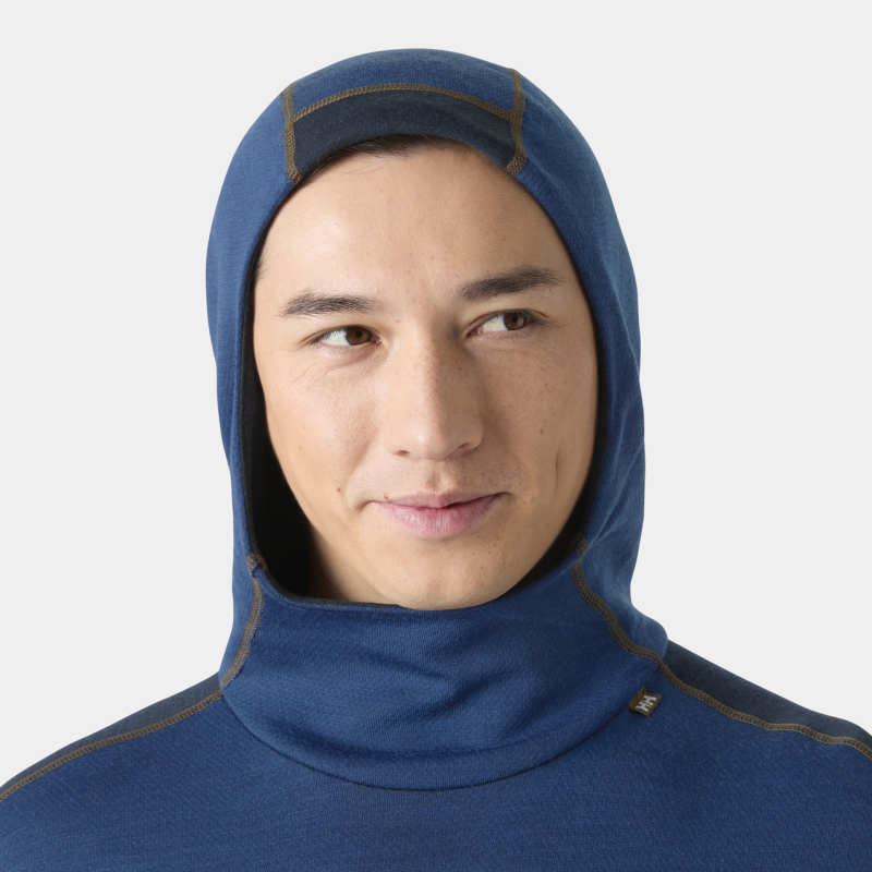 Helly Hansen Lifa Merino Midweight Hoodie - Merino Wollen Shirt - Heren | Hardloop