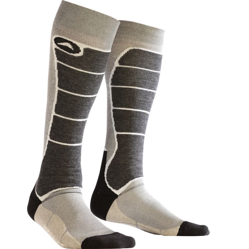 Calze Gambaletti Monnet Access Nero - Lana Merino, Termiche, Con Rinforzi