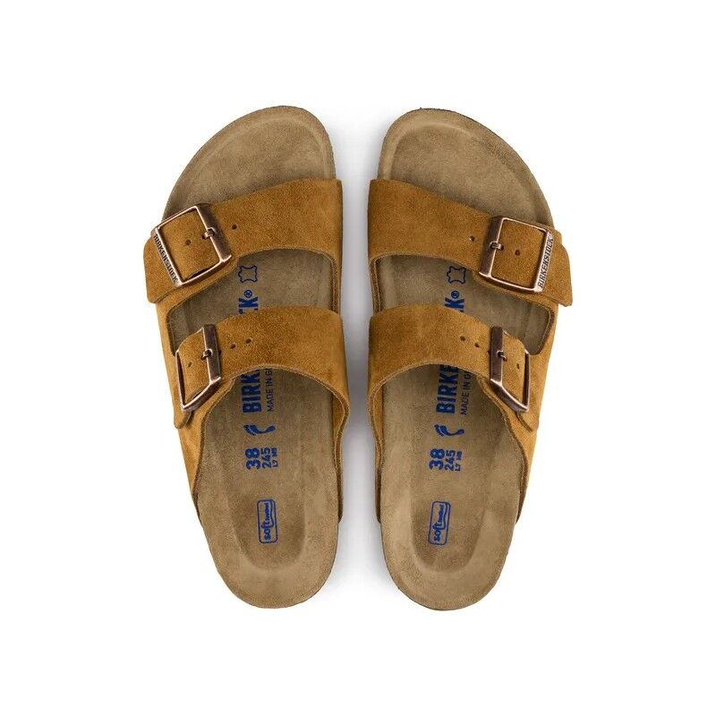 Birkenstock Arizona SFB Suede Leather - Sandales | Hardloop