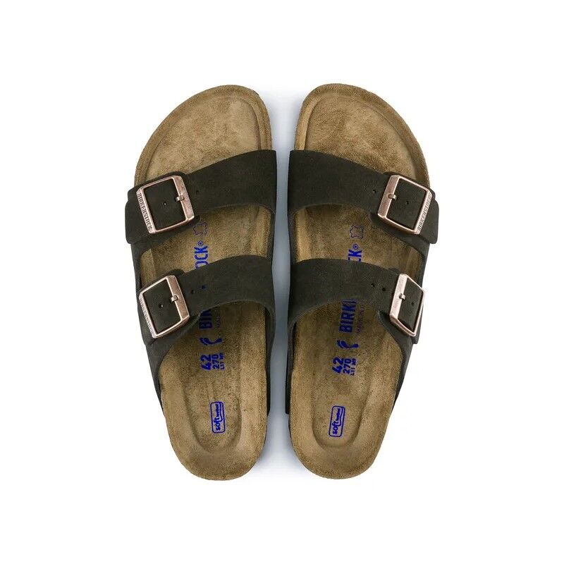 Birkenstock Arizona SFB Suede Leather - Sandals | Hardloop