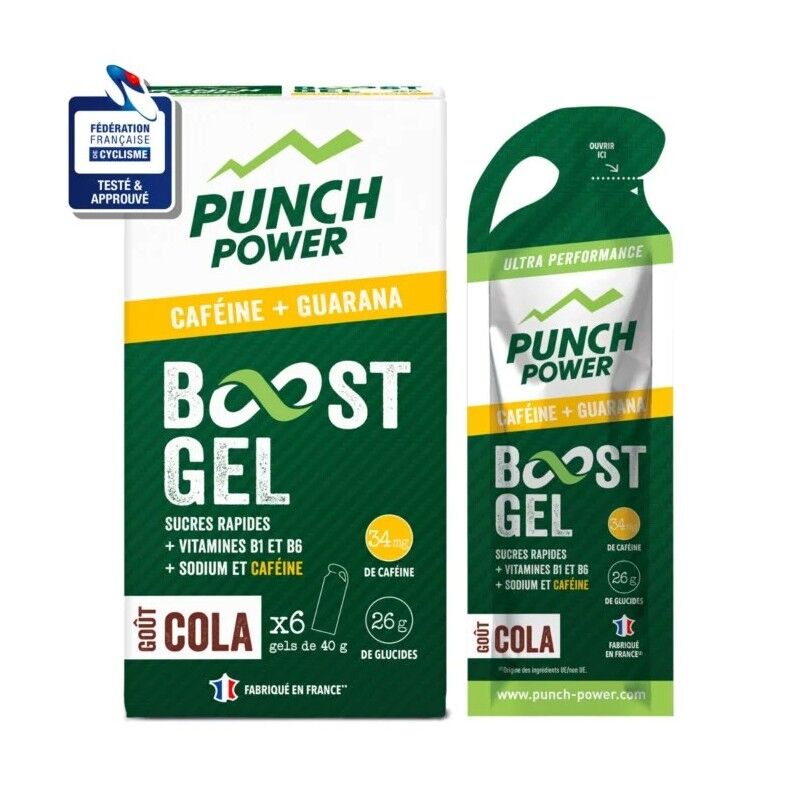 Punch Power Pack 6 Gels Cafeine - Zel energetyczny | Hardloop