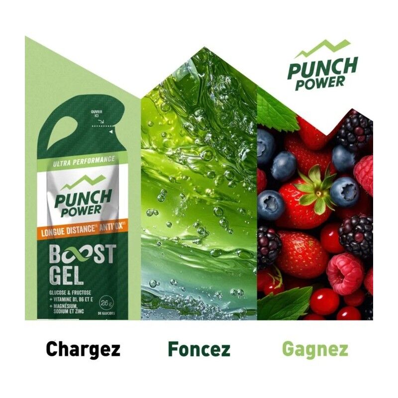 Punch Power Pack 6 Gels Longue Distance Anti’Ox - Energigel | Hardloop