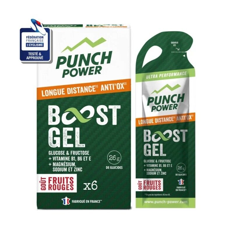 Punch Power Pack 6 Gels Longue Distance Anti’Ox - Gel énergétique | Hardloop