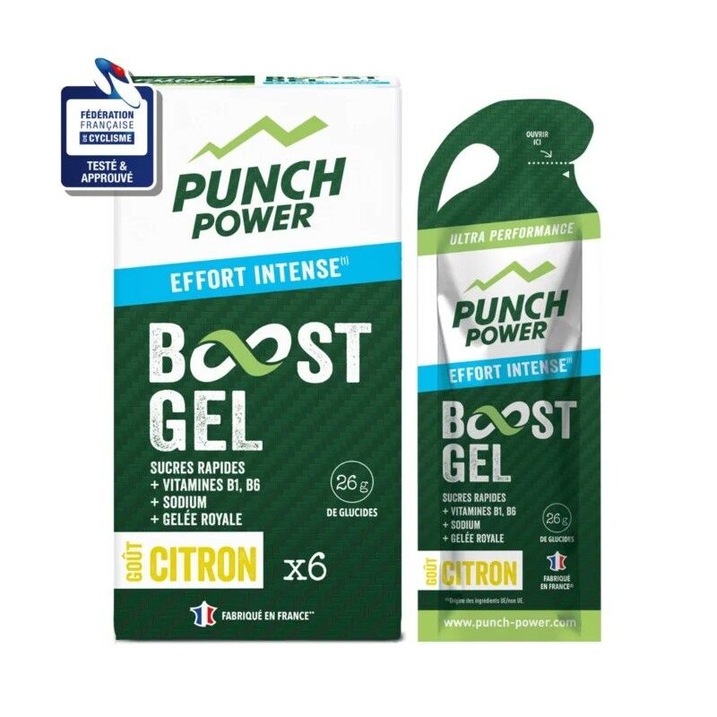 Punch Power Pack 6 Gels Effort Intense - Energiegel | Hardloop