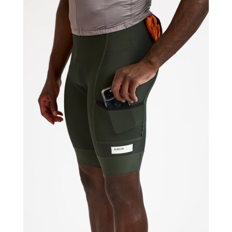 Albion All Road Abr1 Pocket Bib Shorts - Pyöräilyhousut - Miehet | Hardloop