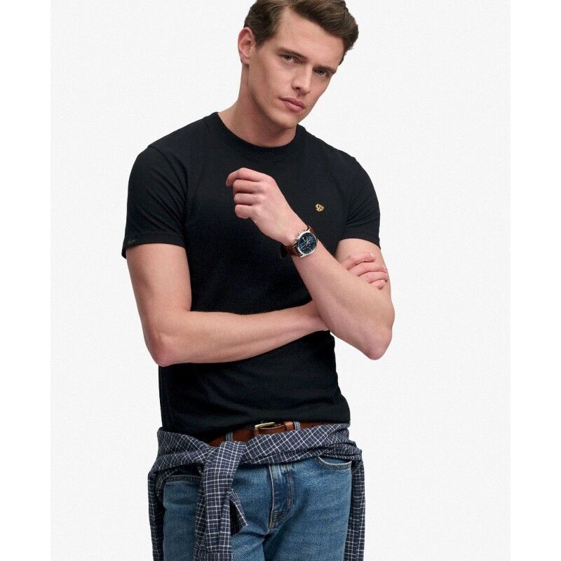 Superdry Essential Sdco Logo Emb Tee - T-shirt - Heren | Hardloop