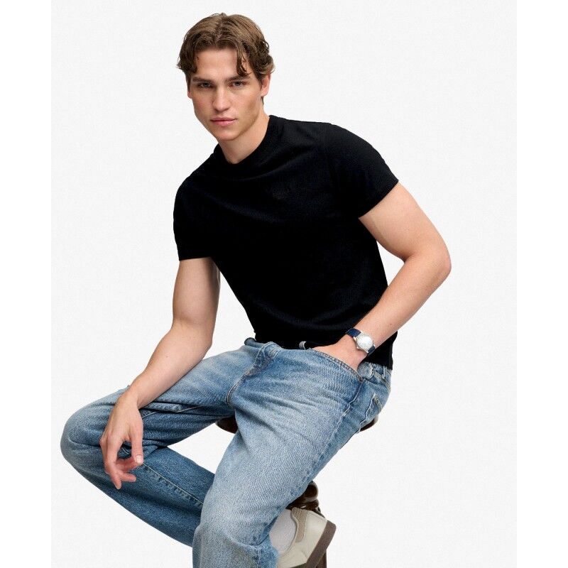 Superdry Essential Stacked Logo Emb Tee - T-shirt - Men's | Hardloop