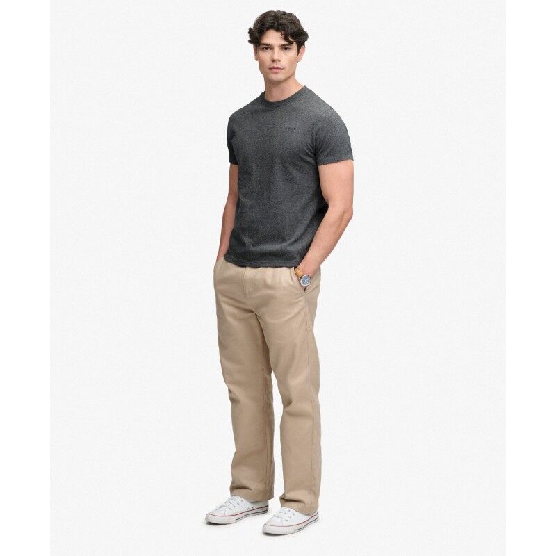 Superdry Essential Stacked Logo Emb Tee - T-Shirt - Herren | Hardloop