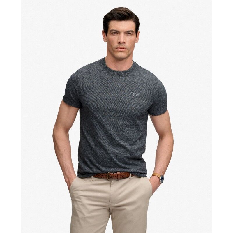 Essential Stacked Logo Emb Tee - T-shirt - Heren