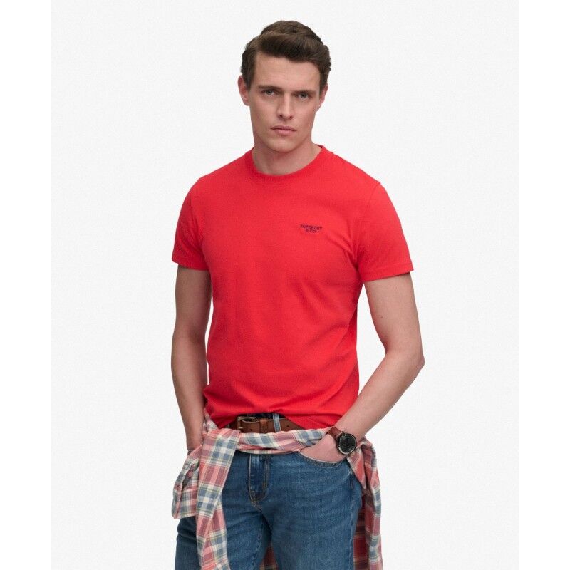 Essential Stacked Logo Emb Tee - T-shirt - Uomo
