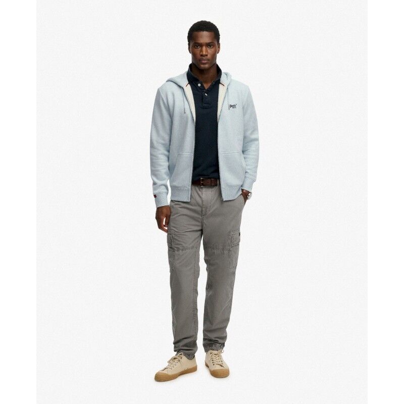 Superdry Essential Logo Half Brushed Zip Hoodie - Hoodie - Herren | Hardloop