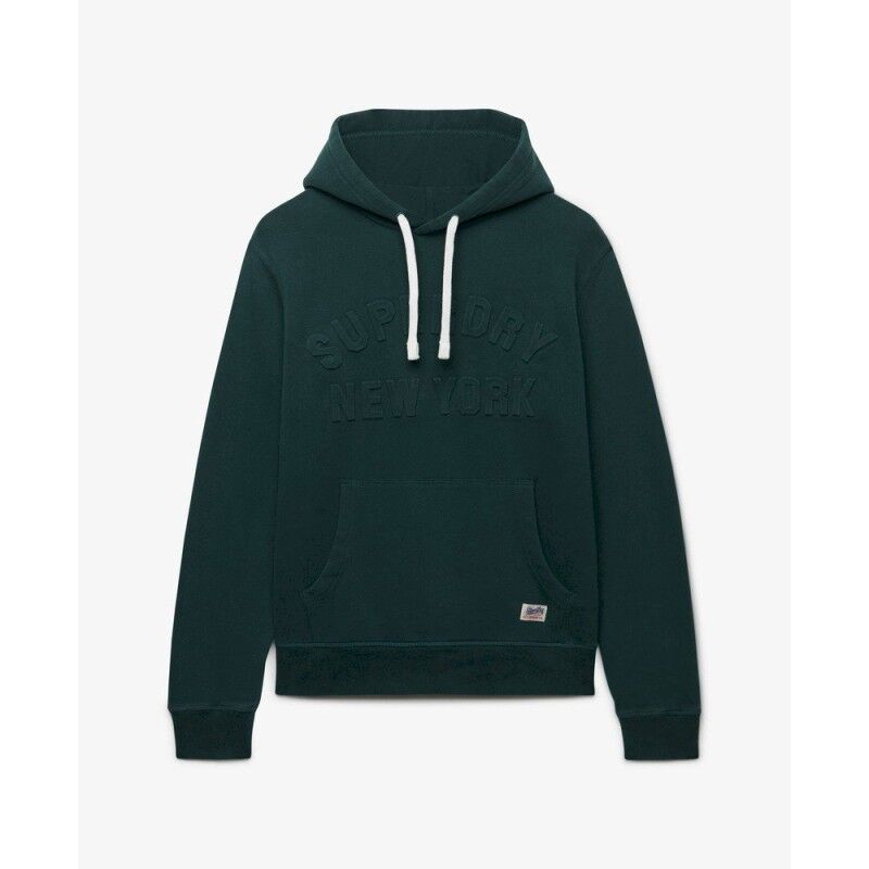 Athletic Emboss Gd Relax Hood - Hoodie - Herrer