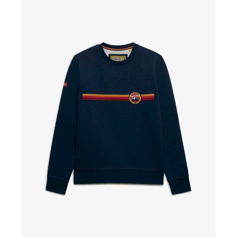 Superdry Outdoor Stripe Logo Rlxd Sweat - Pullover - Herren | Hardloop