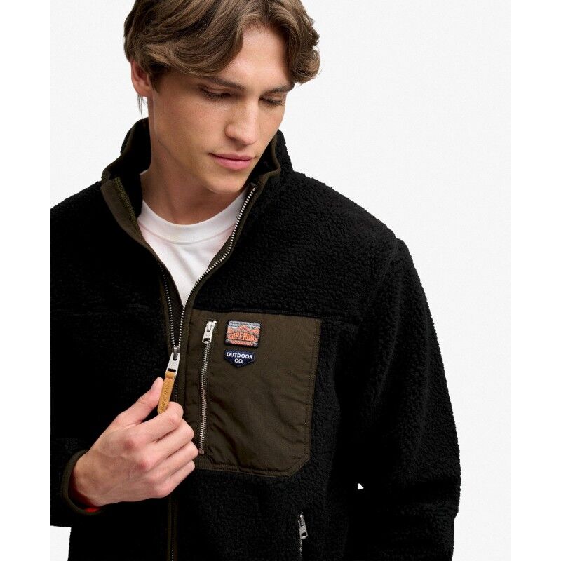 Superdry Vintage Retro Full Zip Fleece - Fleece jacket - Men's | Hardloop