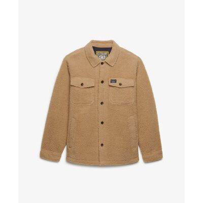 Retro Fleece Overshirt - Bluza polarowa meska