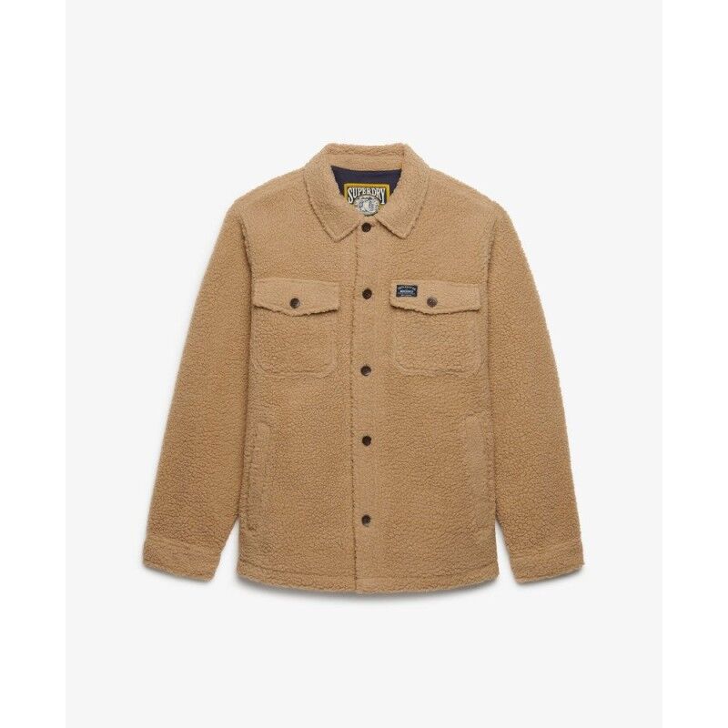 Superdry Retro Fleece Overshirt - Polaire homme | Hardloop