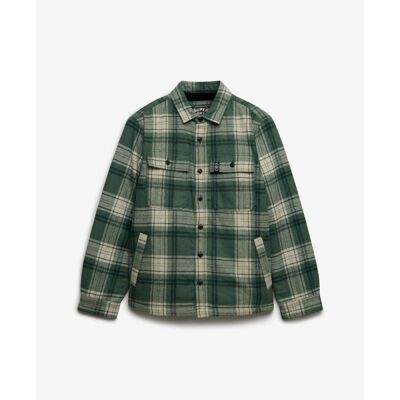 Borg Lined Miller Overshirt - Surchemise homme - Koszula wierzchnia męska