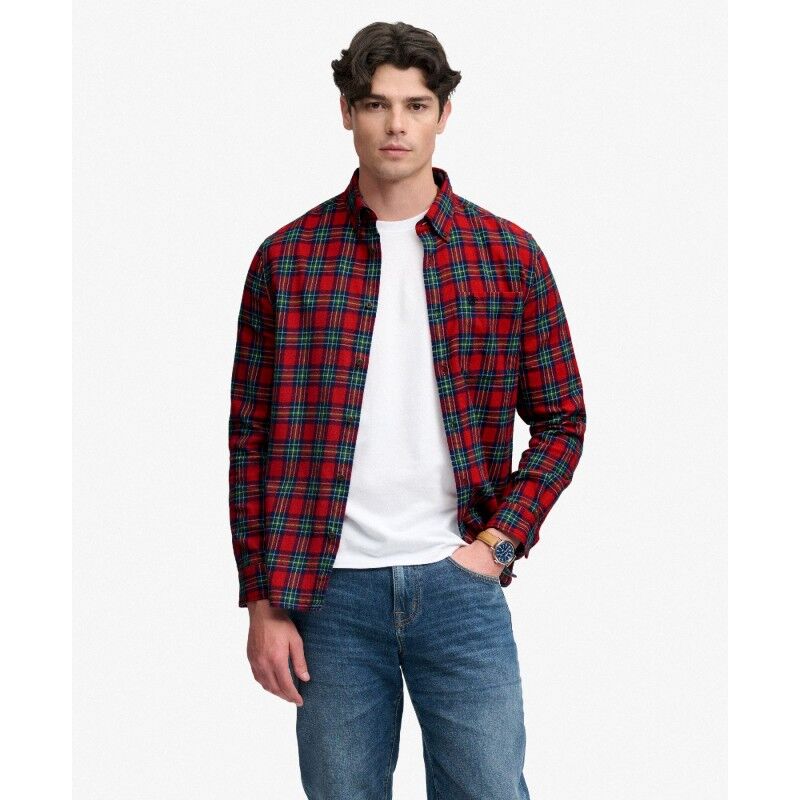 L/S Cotton Lumberjack Shirt - Overhemd - Heren