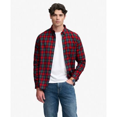 L/S Cotton Lumberjack Shirt - Paita - Miehet