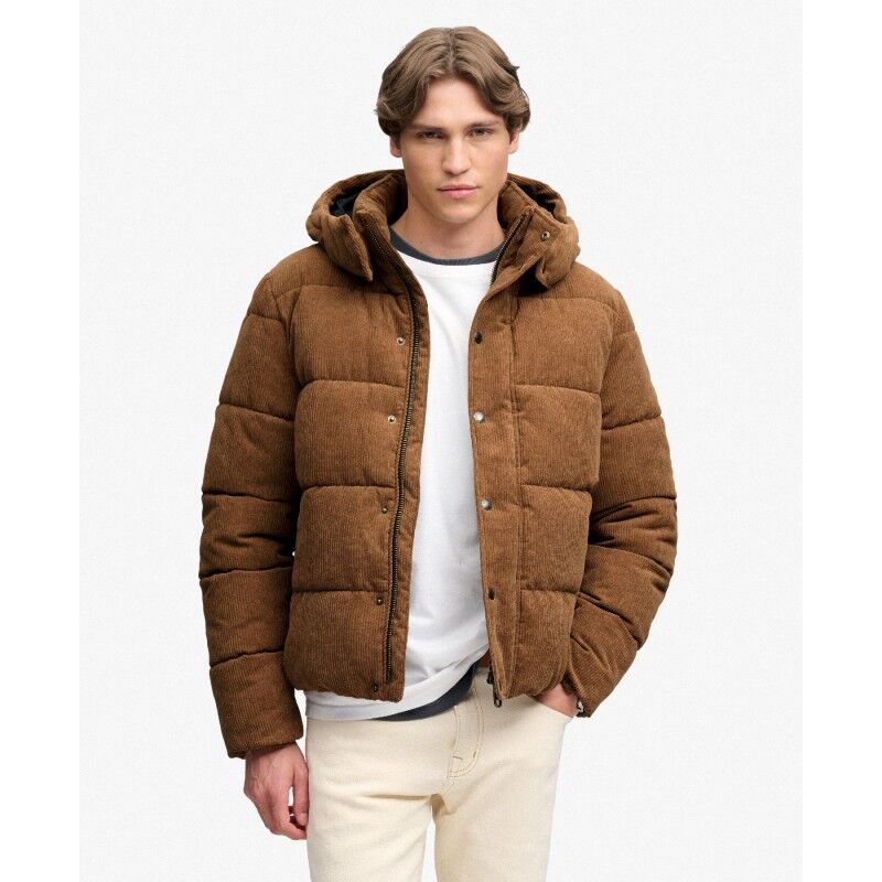 Premium Hood Cord Puffer Jkt - Kunstfaserjacke - Herren