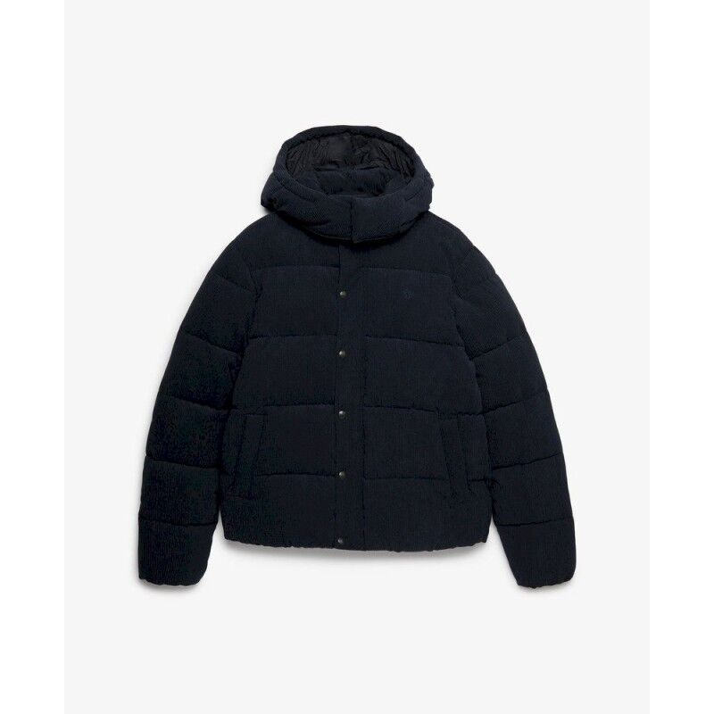 Superdry Premium Hood Cord Puffer Jkt - Pánská péřova | Hardloop