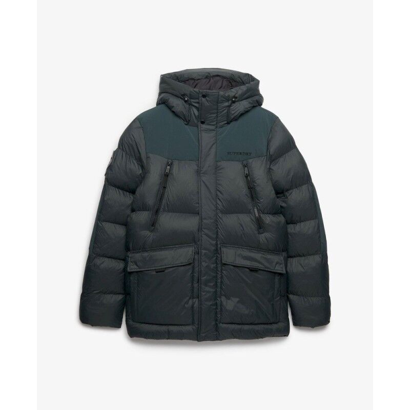 Superdry City Baffle Parka - Parka - Men's | Hardloop
