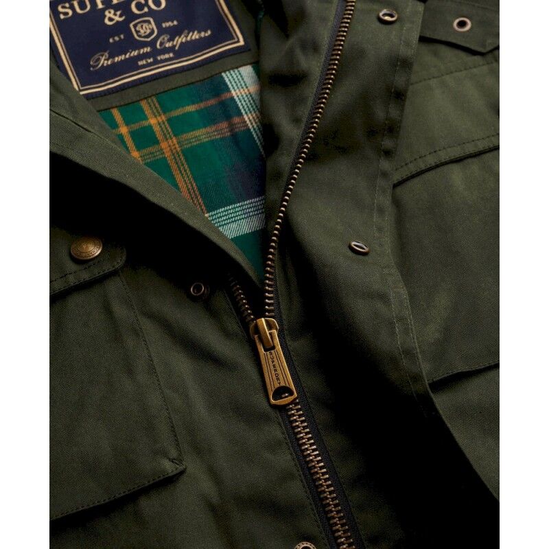 Superdry Wax Racer Jacket - Waterproof jacket - Men's | Hardloop