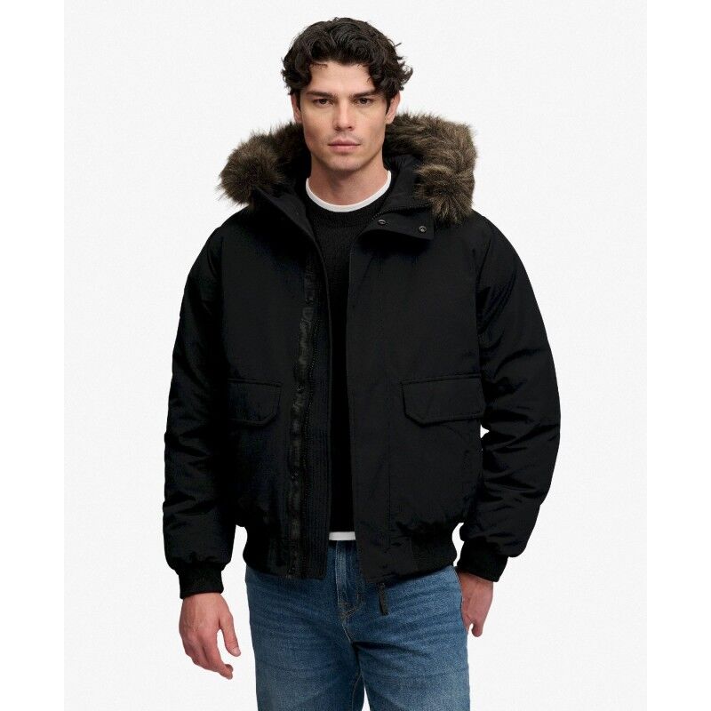 Superdry Faux Fur Everest Bomber Jacket - Abrigo - Hombre | Hardloop